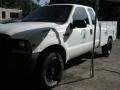 Oxford White - F250 Super Duty XL Extended Cab 4x4 Chassis Photo No. 4