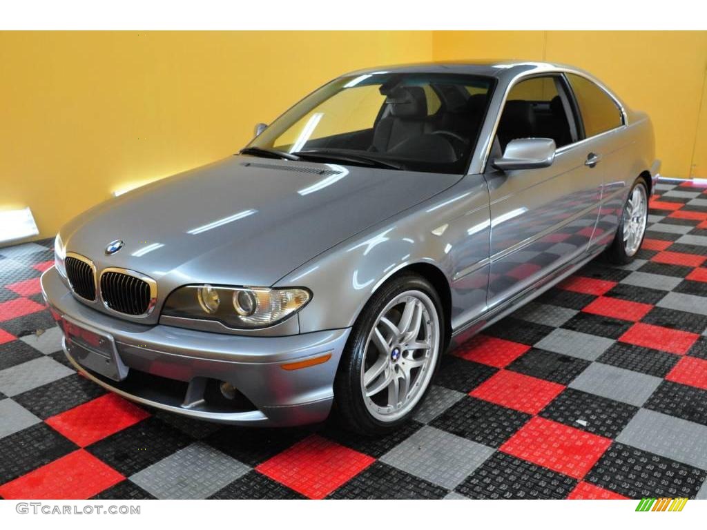 2004 3 Series 330i Coupe - Silver Grey Metallic / Black photo #3
