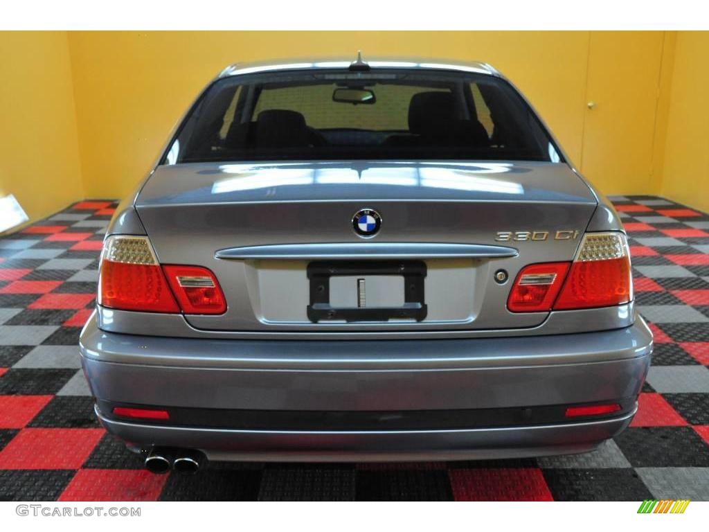 2004 3 Series 330i Coupe - Silver Grey Metallic / Black photo #5