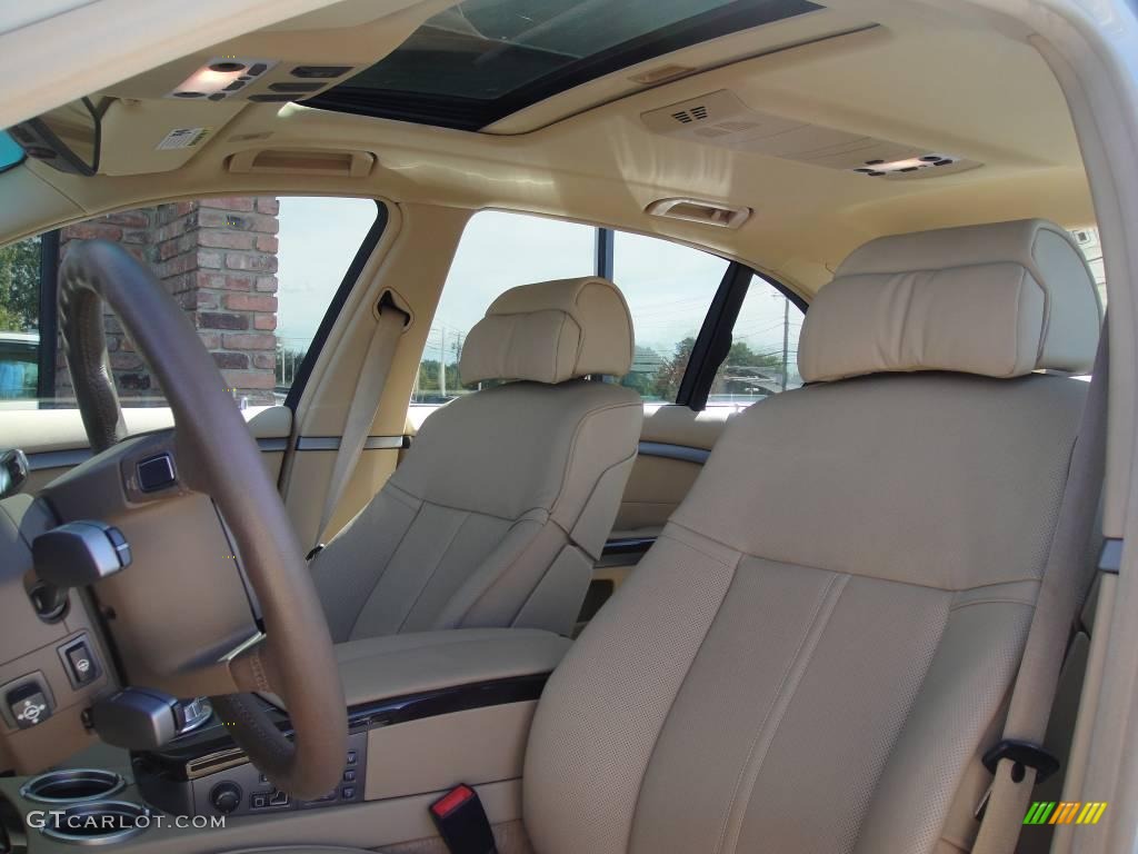 2007 7 Series 750Li Sedan - Alpine White / Beige photo #9