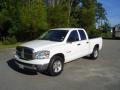 2008 Bright White Dodge Ram 1500 Big Horn Edition Quad Cab  photo #1