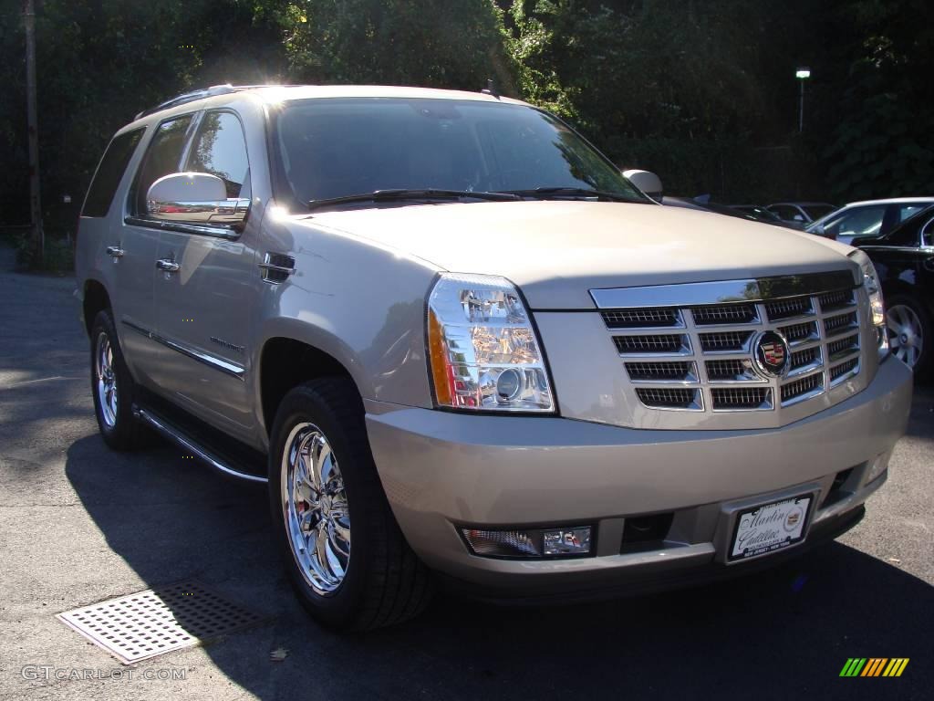 2007 Escalade AWD - Gold Mist / Ebony/Ebony photo #3