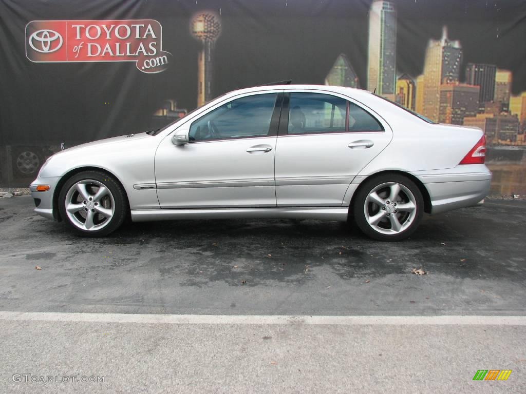 2005 C 230 Kompressor Sedan - Iridium Silver Metallic / Black photo #1