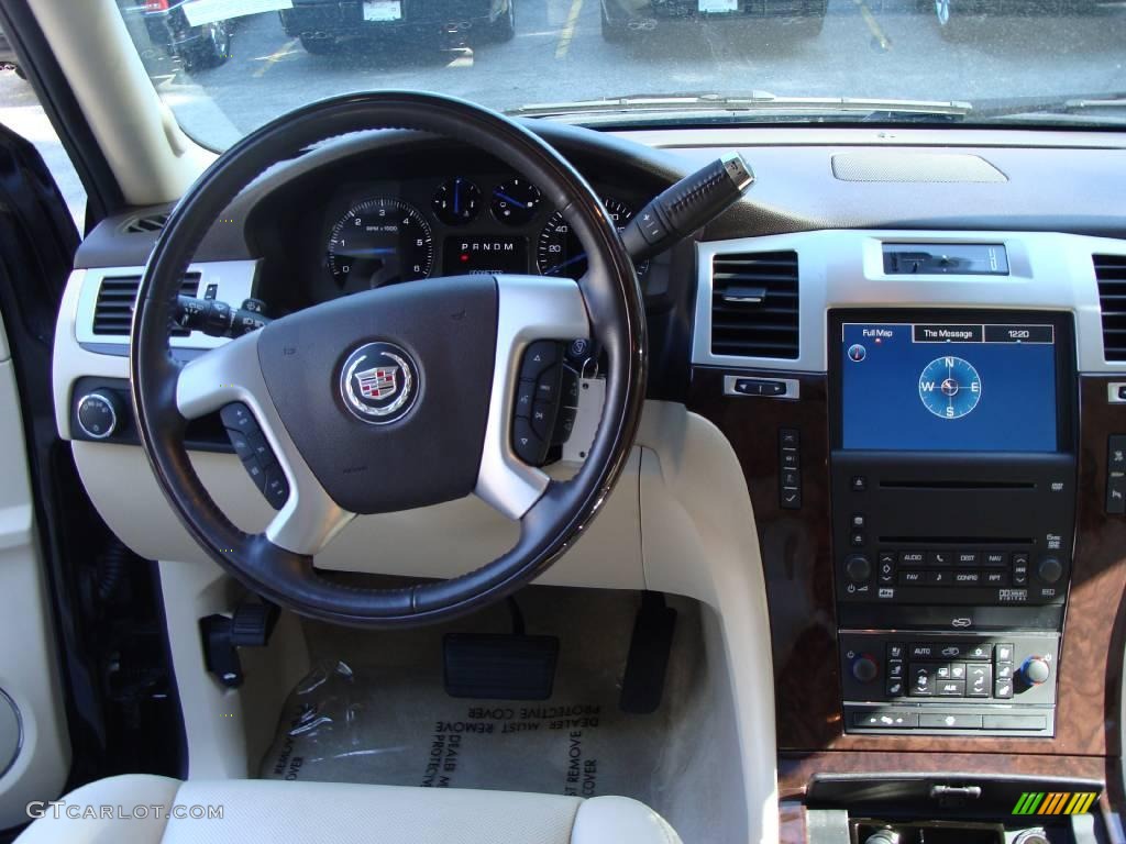 2007 Escalade ESV AWD - Black Raven / Cocoa/Light Cashmere photo #22