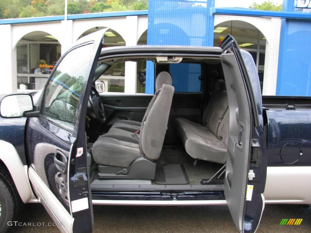 2006 Silverado 1500 Z71 Extended Cab 4x4 - Dark Blue Metallic / Medium Gray photo #8