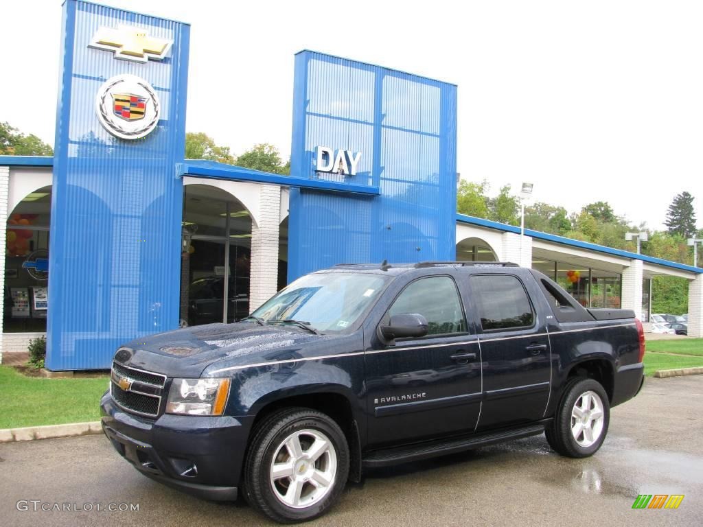 2007 Avalanche LTZ 4WD - Dark Blue Metallic / Ebony photo #1