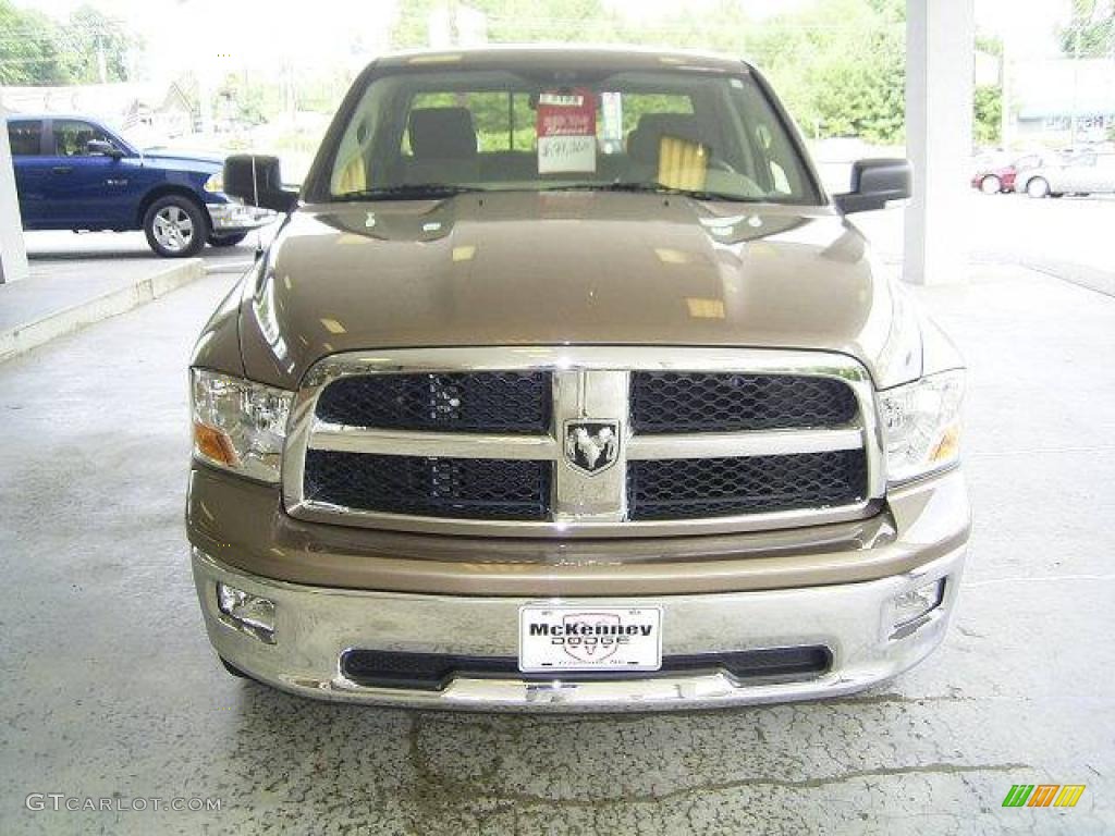 2009 Ram 1500 SLT Quad Cab - Austin Tan Pearl / Dark Slate/Medium Graystone photo #7