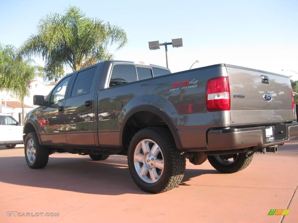 2006 F150 FX4 SuperCrew 4x4 - Dark Shadow Grey Metallic / Black photo #2