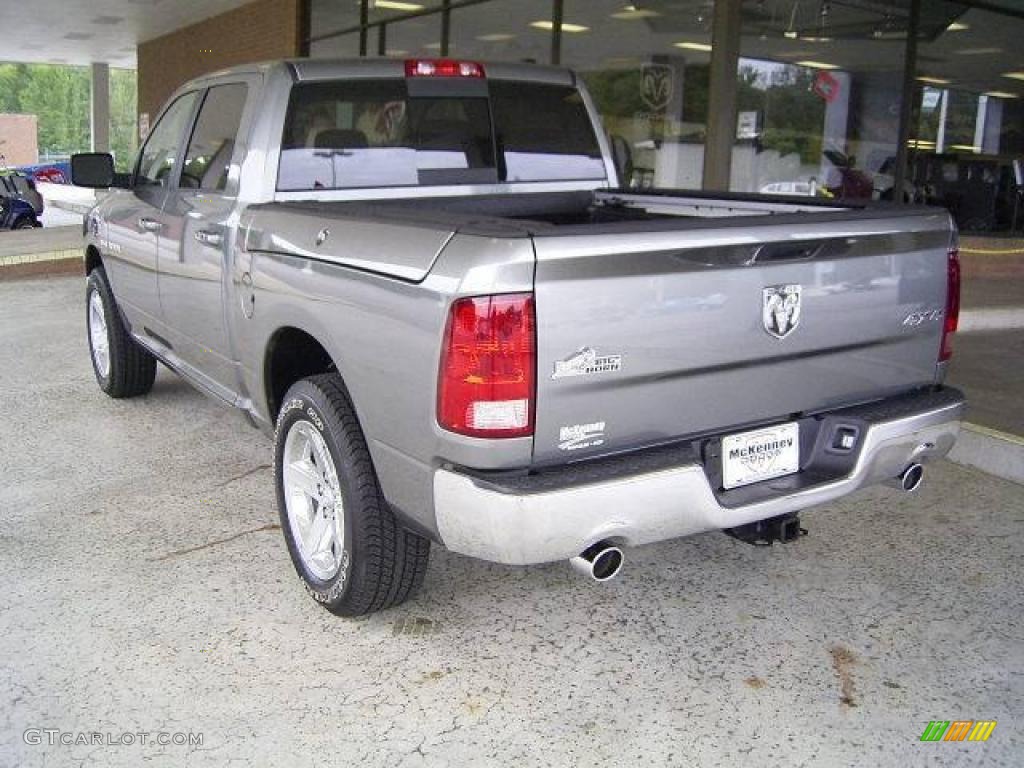 2009 Ram 1500 Big Horn Edition Crew Cab 4x4 - Mineral Gray Metallic / Dark Slate/Medium Graystone photo #2