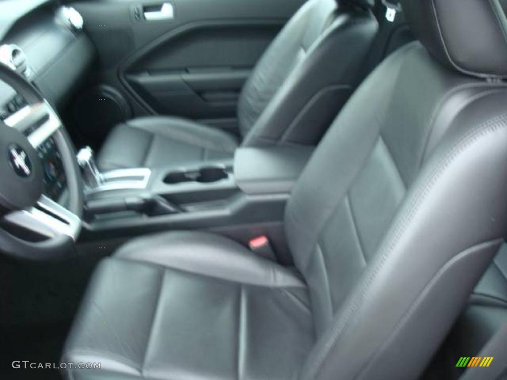 2007 Mustang V6 Premium Coupe - Vista Blue Metallic / Dark Charcoal photo #10
