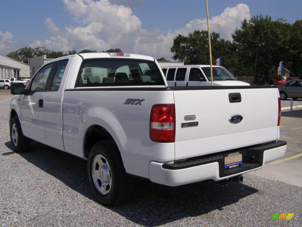 2007 F150 STX SuperCab - Oxford White / Medium Flint photo #3