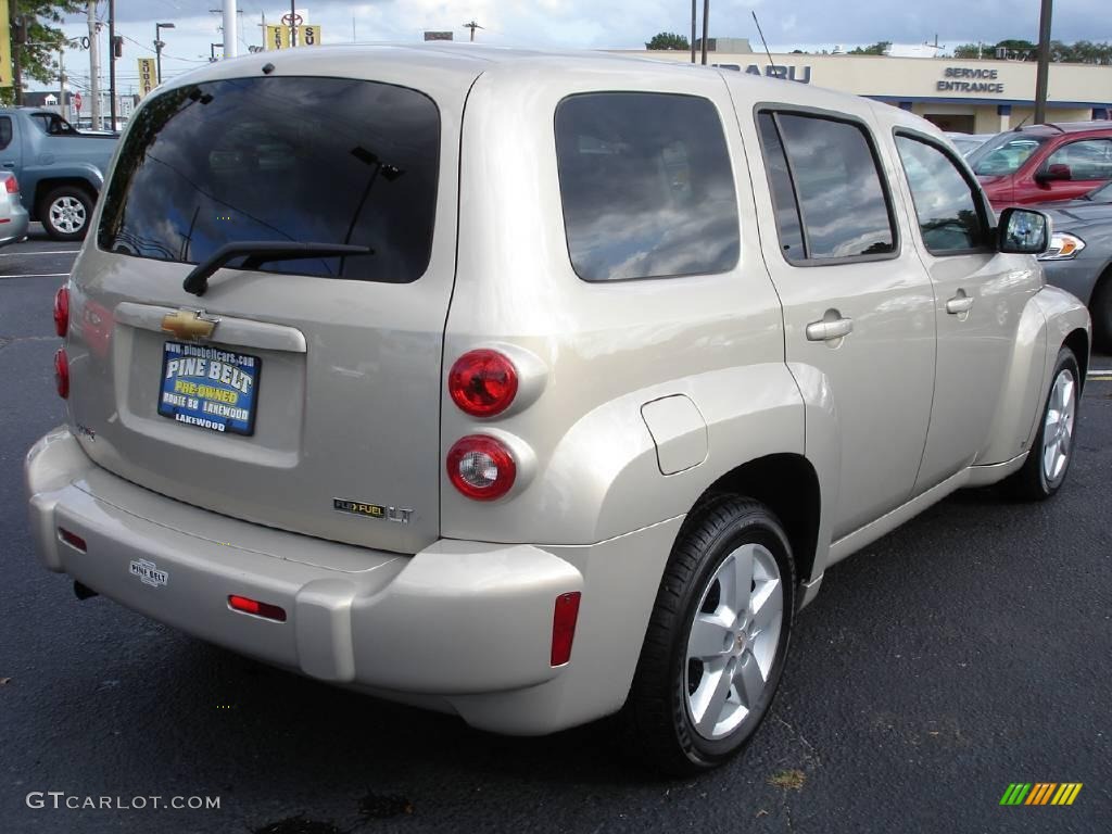 2009 HHR LT - Gold Mist Metallic / Ebony photo #4