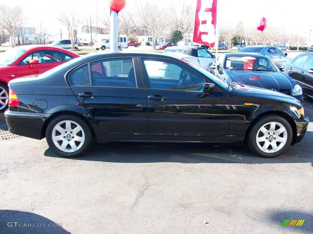 2003 3 Series 325i Sedan - Jet Black / Black photo #6