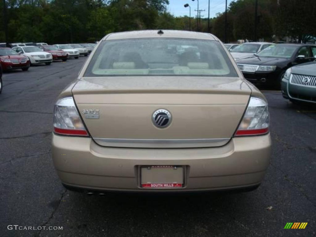 2008 Sable Premier Sedan - Dune Pearl Metallic / Light Camel photo #3