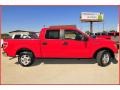 2009 Bright Red Ford F150 XLT SuperCrew  photo #7
