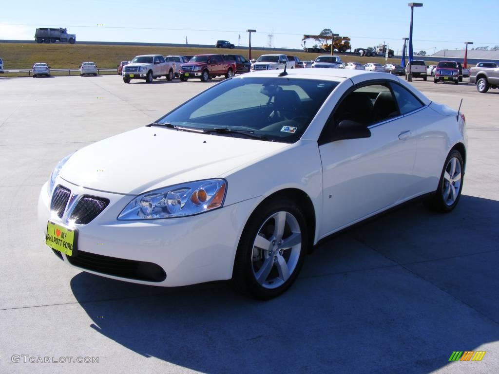 2008 G6 GT Convertible - Ivory White / Ebony Black photo #1