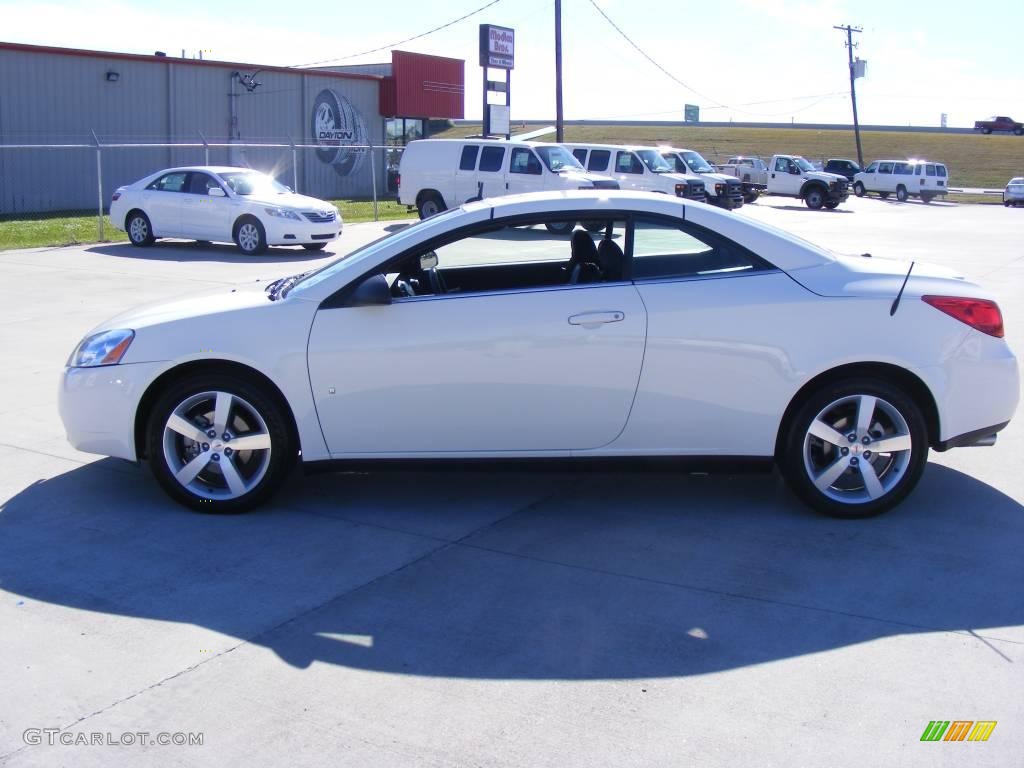 2008 G6 GT Convertible - Ivory White / Ebony Black photo #2