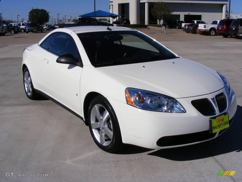 2008 G6 GT Convertible - Ivory White / Ebony Black photo #4