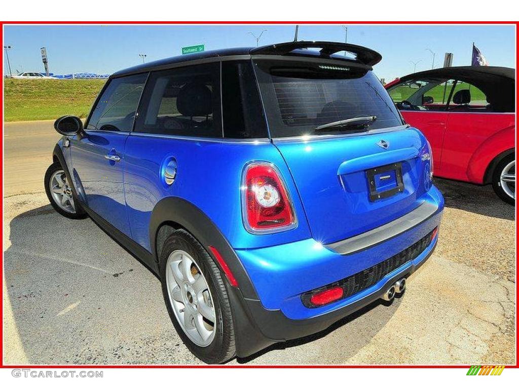 2009 Cooper S Hardtop - Laser Blue Metallic / Black/Grey photo #3