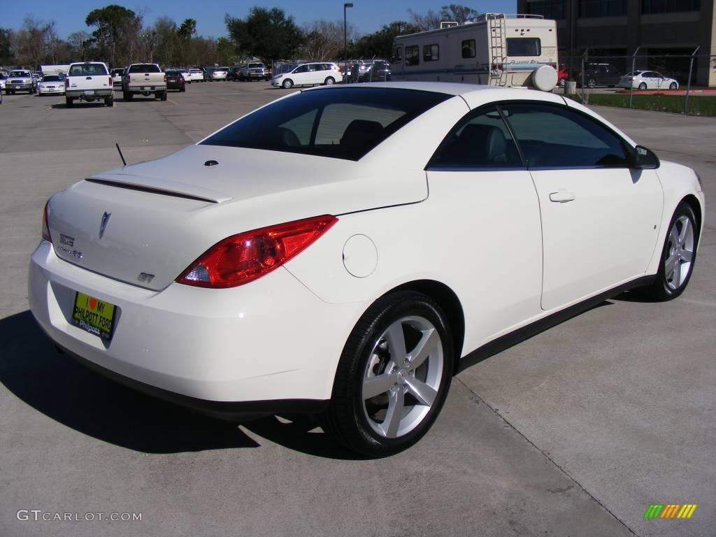 2008 G6 GT Convertible - Ivory White / Ebony Black photo #6