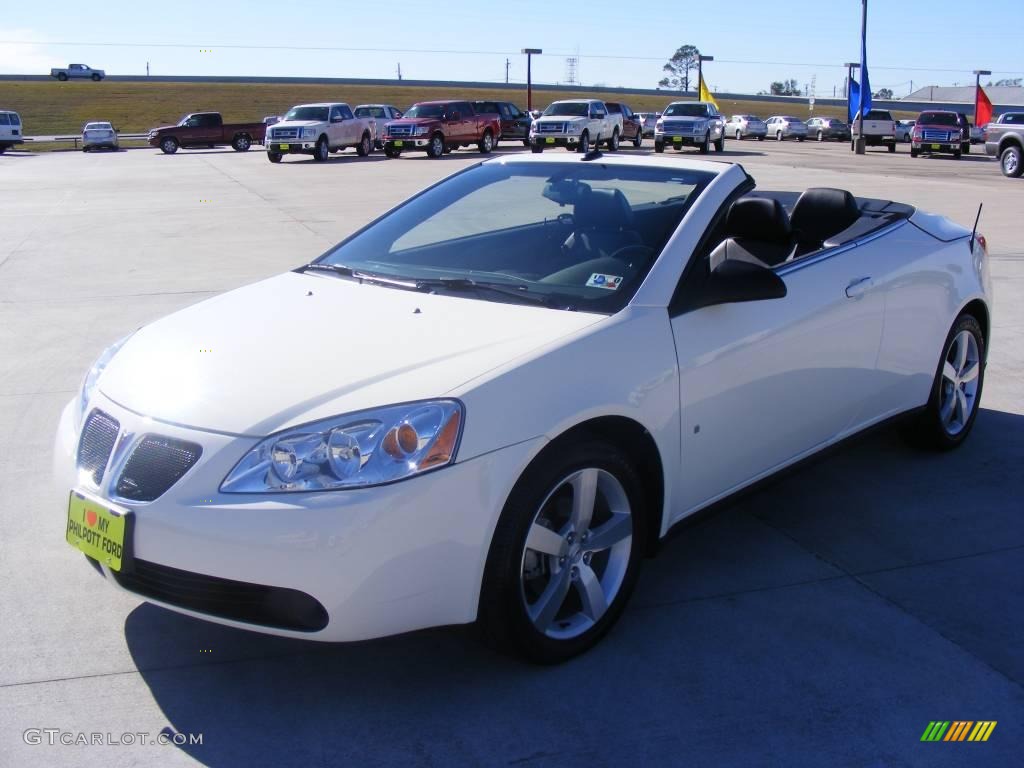 2008 G6 GT Convertible - Ivory White / Ebony Black photo #10