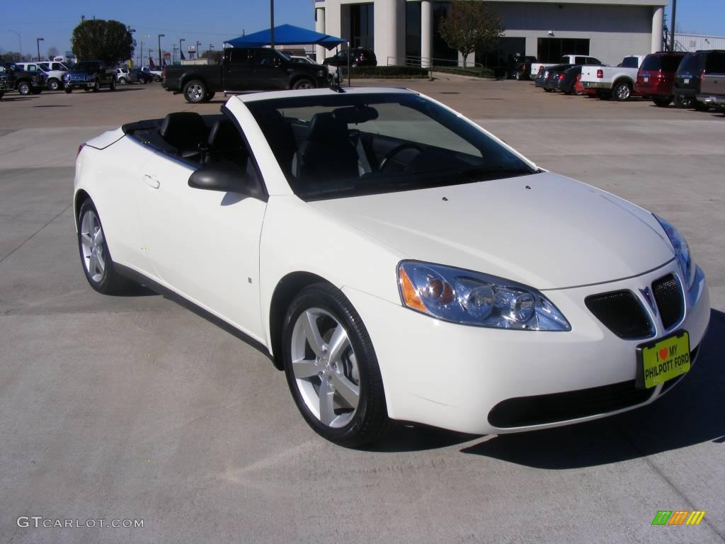 2008 G6 GT Convertible - Ivory White / Ebony Black photo #12
