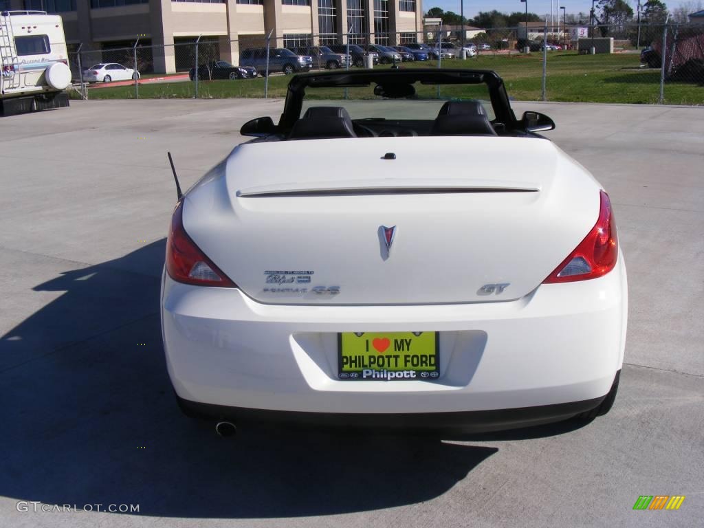 2008 G6 GT Convertible - Ivory White / Ebony Black photo #15