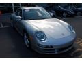 2007 Arctic Silver Metallic Porsche 911 Carrera Coupe  photo #2