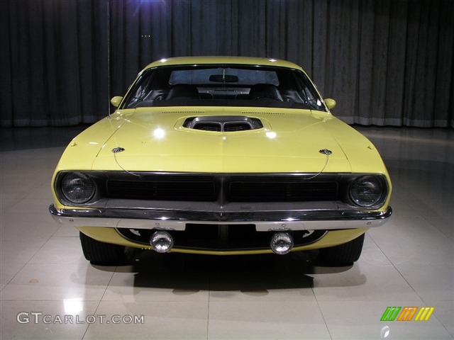 1970 Cuda  - Lemon Twist Yellow / Black photo #4