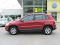 Wild Cherry Metallic - Tiguan S Photo No. 2