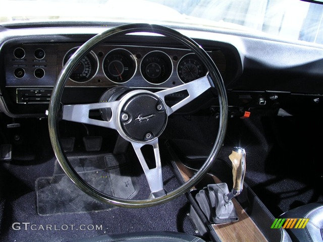 Black Interior 1970 Plymouth Cuda Standard Cuda Model Photo #186857