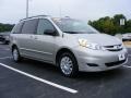 2009 Silver Shadow Pearl Toyota Sienna LE  photo #2