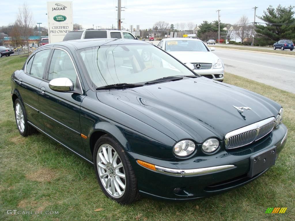 2005 X-Type 3.0 VDP - British Racing Green / Ivory photo #4