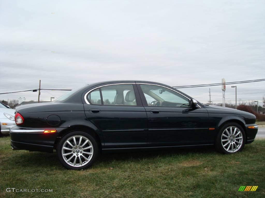 2005 X-Type 3.0 VDP - British Racing Green / Ivory photo #5