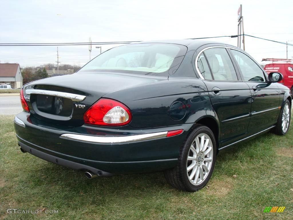 2005 X-Type 3.0 VDP - British Racing Green / Ivory photo #6