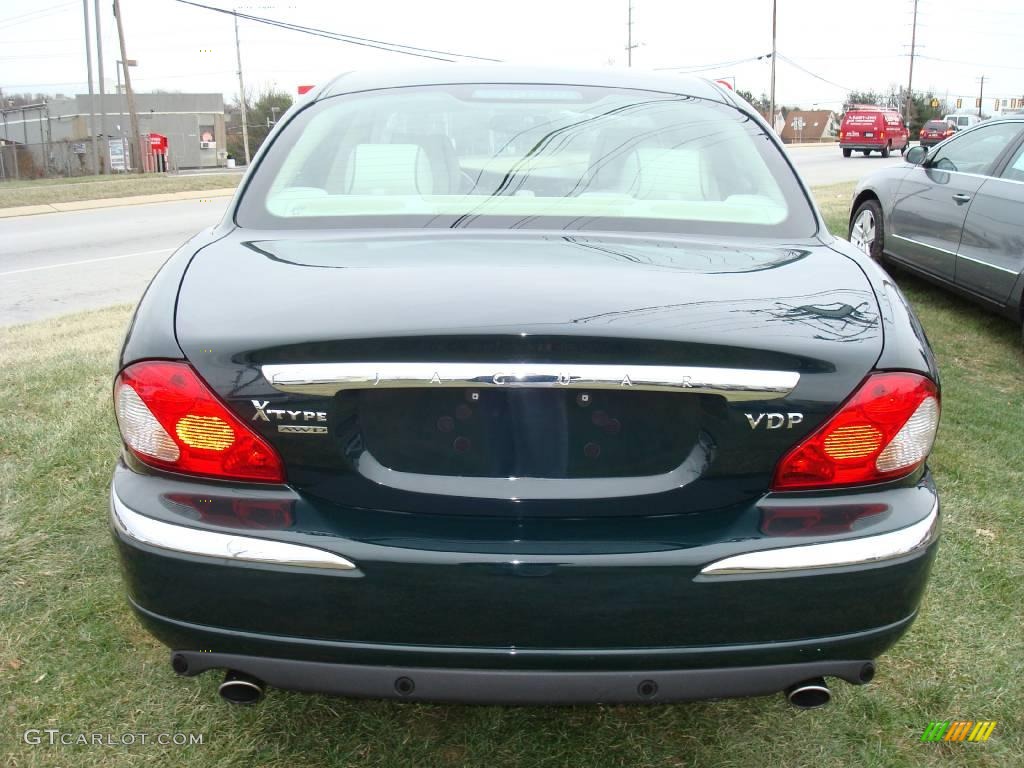 2005 X-Type 3.0 VDP - British Racing Green / Ivory photo #7