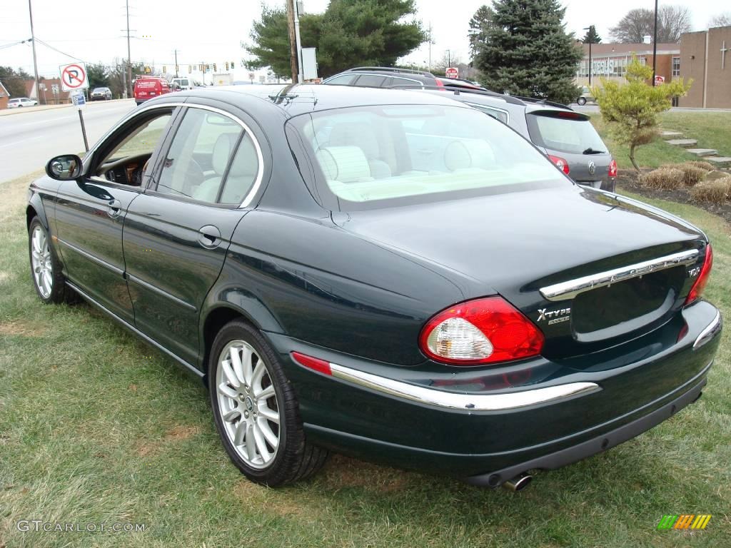 2005 X-Type 3.0 VDP - British Racing Green / Ivory photo #8