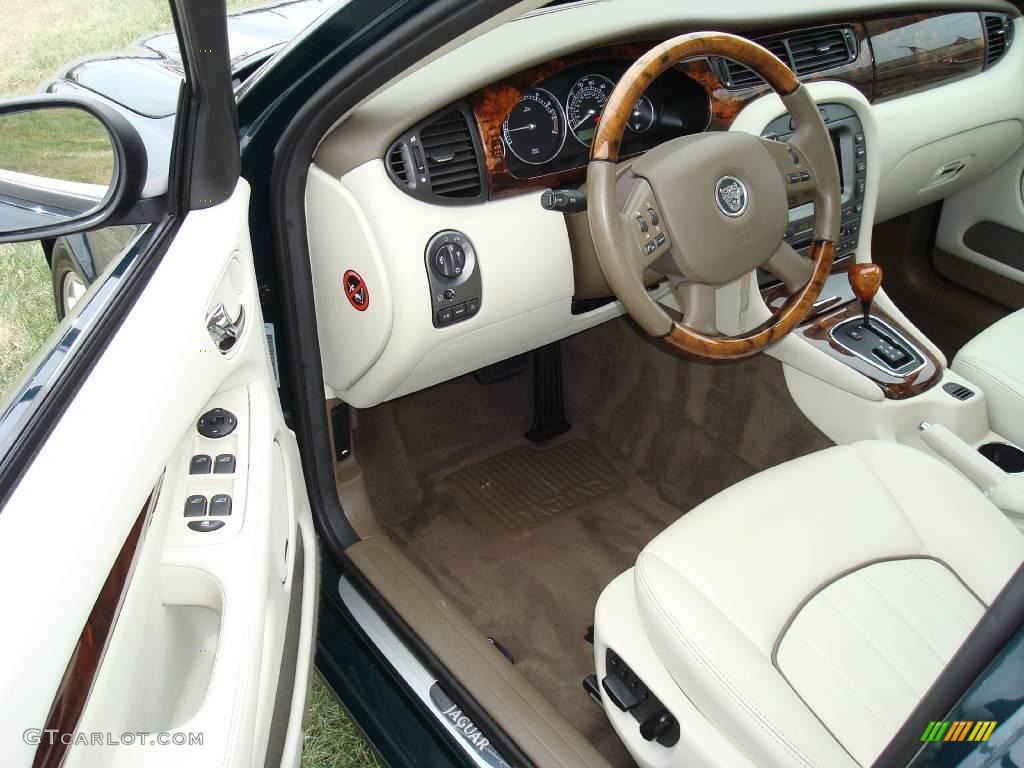 2005 X-Type 3.0 VDP - British Racing Green / Ivory photo #12
