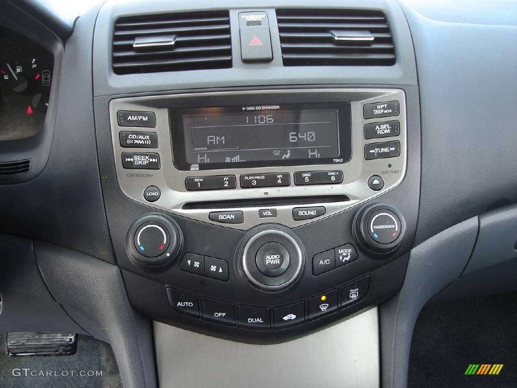 2006 Accord EX-L V6 Sedan - Graphite Pearl / Gray photo #22