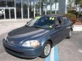 Cyclone Blue Metallic - Civic LX Sedan Photo No. 4