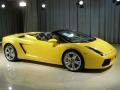 2008 Pearl Yellow Lamborghini Gallardo Spyder E-Gear  photo #3