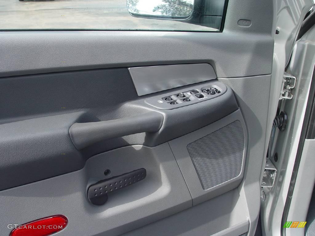 2008 Ram 2500 SLT Quad Cab 4x4 - Bright Silver Metallic / Medium Slate Gray photo #12
