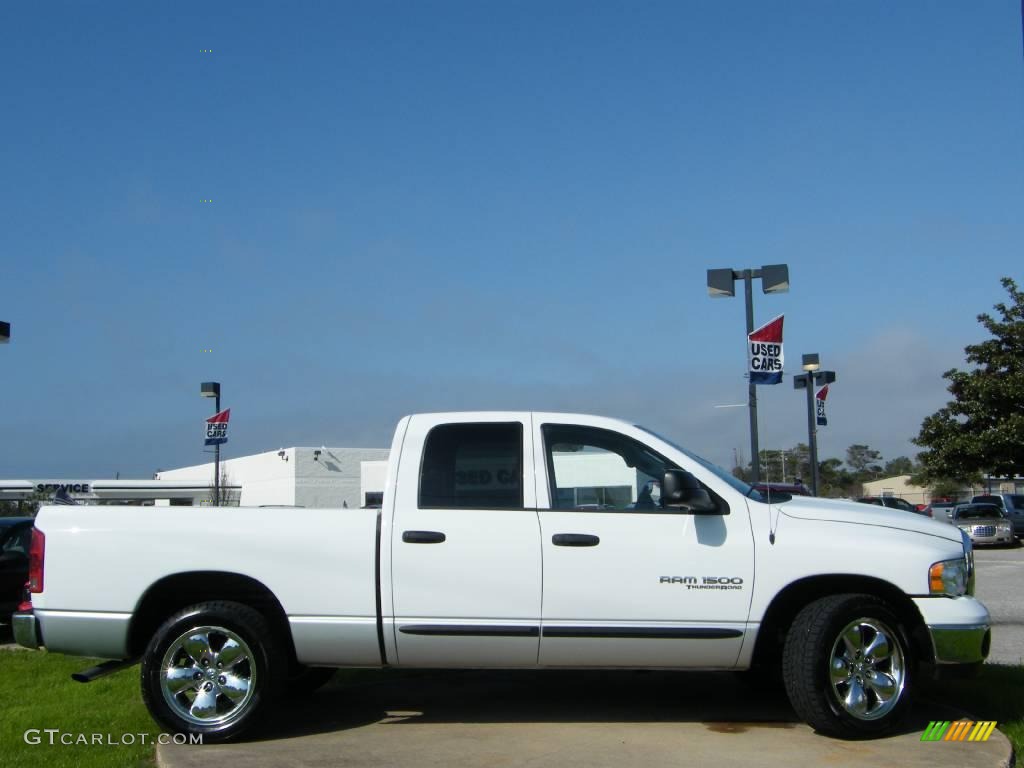 2005 Ram 1500 SLT Quad Cab - Bright White / Dark Slate Gray photo #6