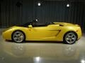 2008 Pearl Yellow Lamborghini Gallardo Spyder E-Gear  photo #15