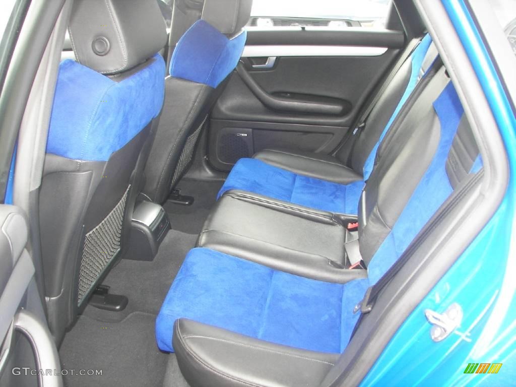 2005 S4 4.2 quattro Sedan - Nogaro Blue Pearl Effect / Black/Blue photo #6