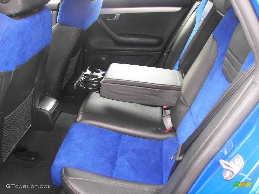 2005 S4 4.2 quattro Sedan - Nogaro Blue Pearl Effect / Black/Blue photo #18