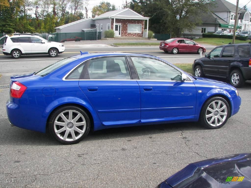 2005 S4 4.2 quattro Sedan - Nogaro Blue Pearl Effect / Black/Blue photo #21