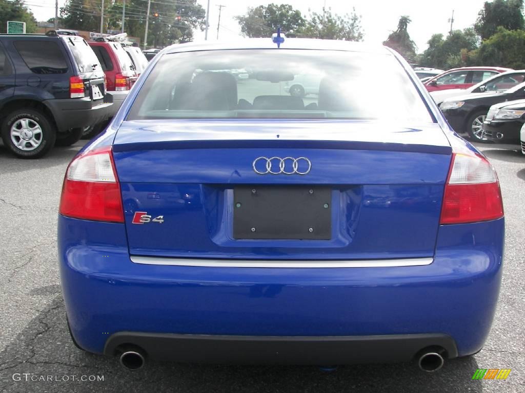 2005 S4 4.2 quattro Sedan - Nogaro Blue Pearl Effect / Black/Blue photo #23
