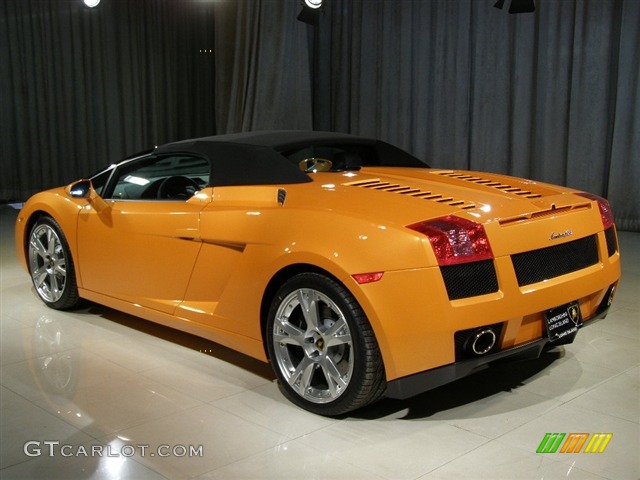 2008 Gallardo Spyder E-Gear - Pearl Orange / Black photo #2