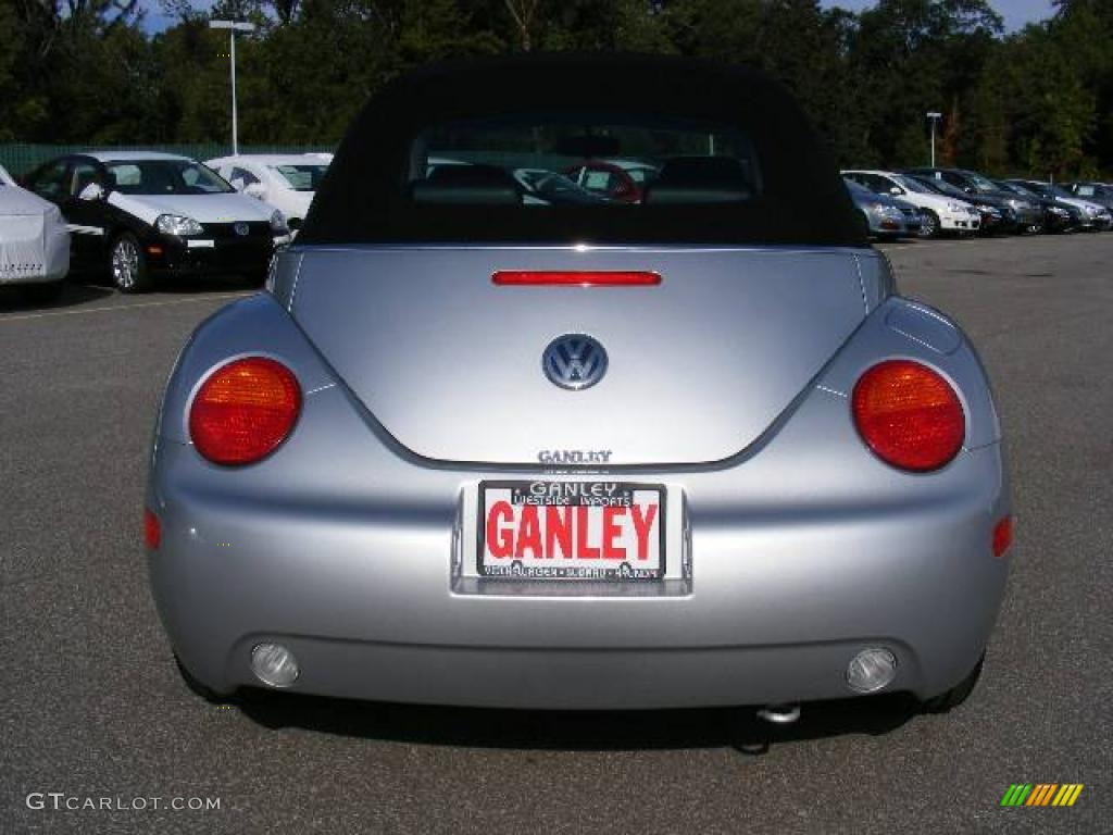 2003 New Beetle GLS Convertible - Reflex Silver Metallic / Black photo #4